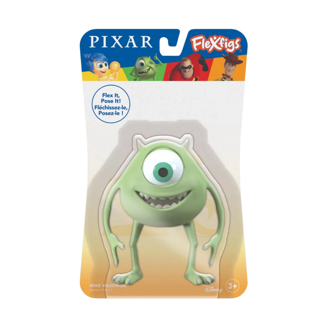 frog from monsters inc 55273 Pixar Mike Wazowski 3.4" FlexFigs Bendable Figure. Min Qty 4 – NJ Croce