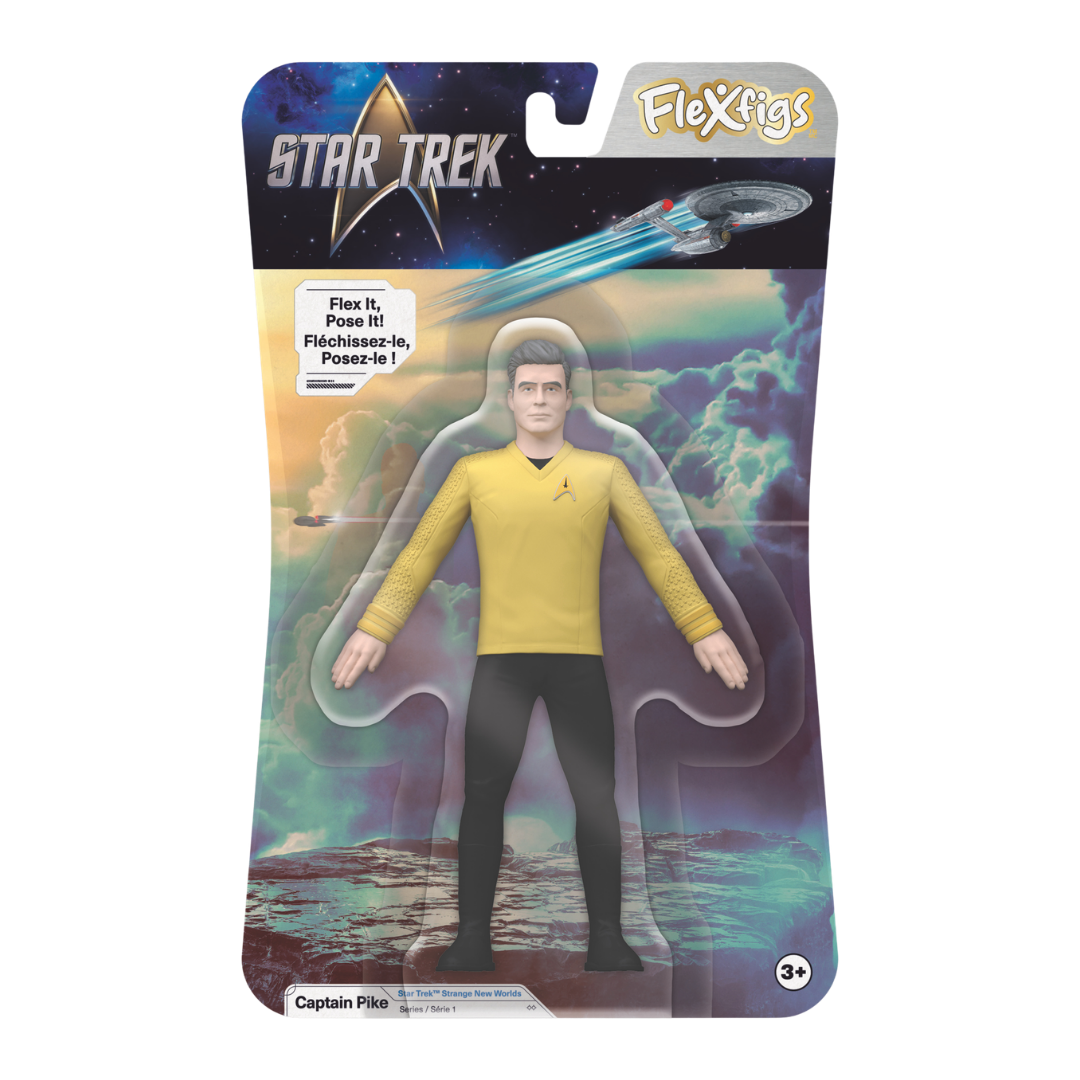 55029 FlexFigs™ Star Trek™ Captain Pike 5” Bendable Figure. Min