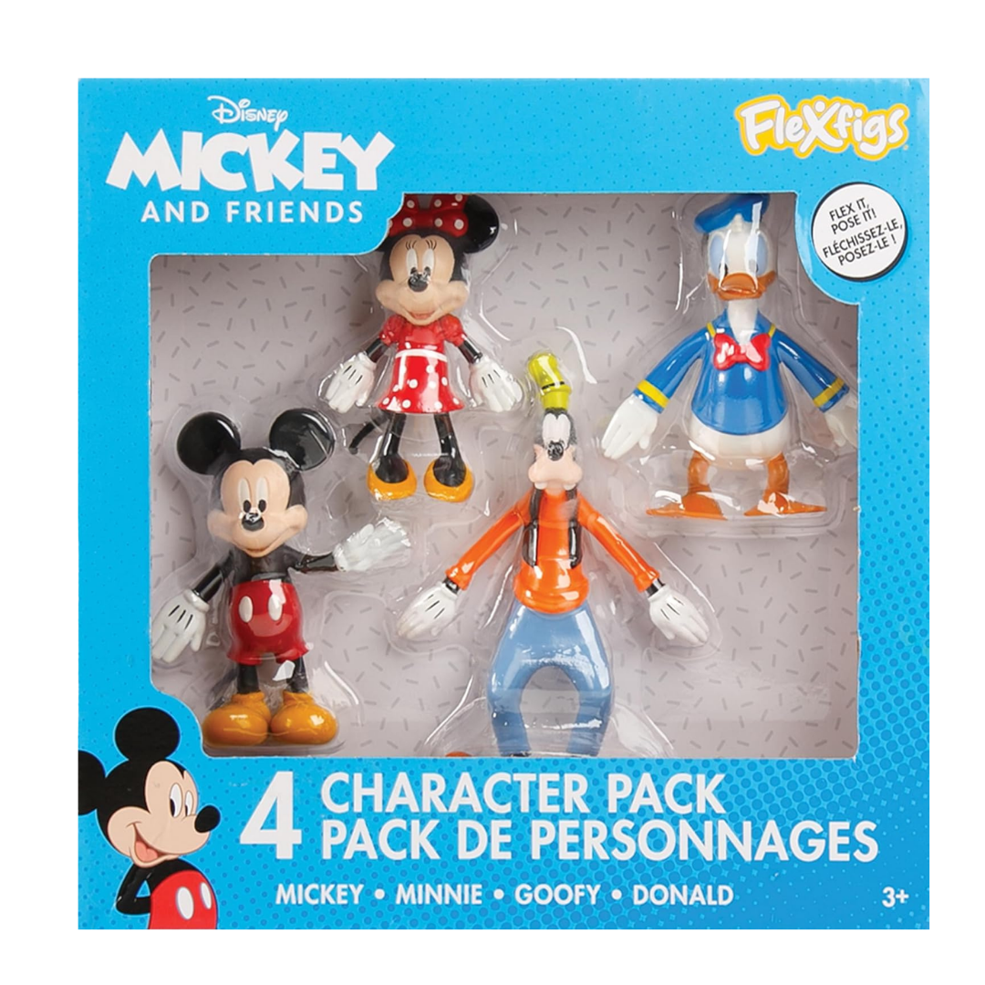 55042 Mickey and Friends Flexfigs™ 4-Pack Ages 3+. Min Qty 2 – NJ