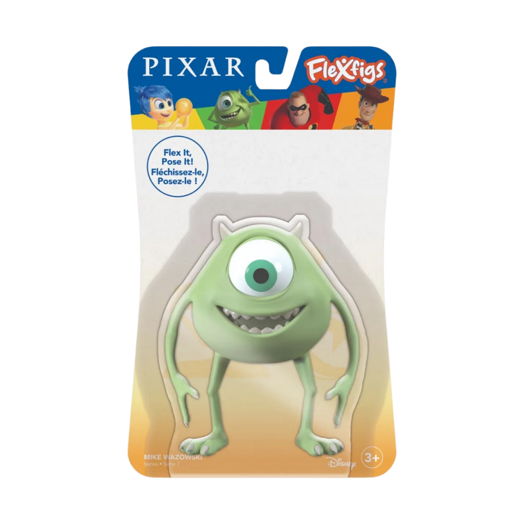 #55273 Pixar Mike Wazowski 3.4" FlexFigs Bendable Figure.     Min Qty 4