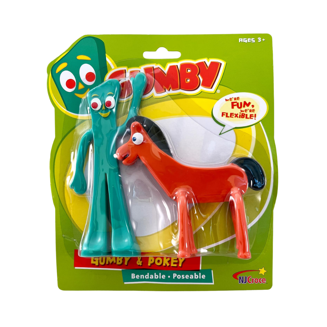 #GP 116 Gumby and Pokey 6in Bendable Pair.  (Amazon sellers restricted)  Min Qty 4