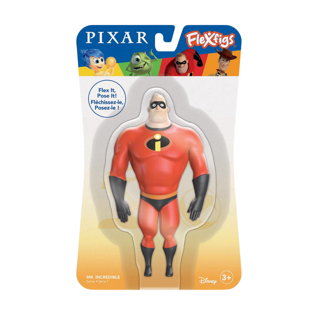 #55274 Pixar Mr. Incredible FlexFigs Bendable Figure – Series 1.     Min Qty 4