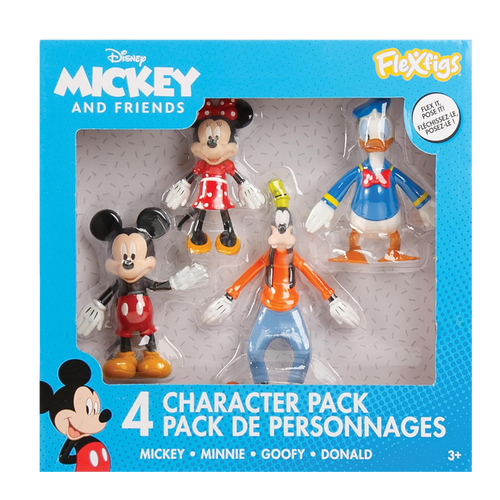 55042 Mickey and Friends Flexfigs™ 4-Pack Ages 3+. Min Qty 2 – NJ