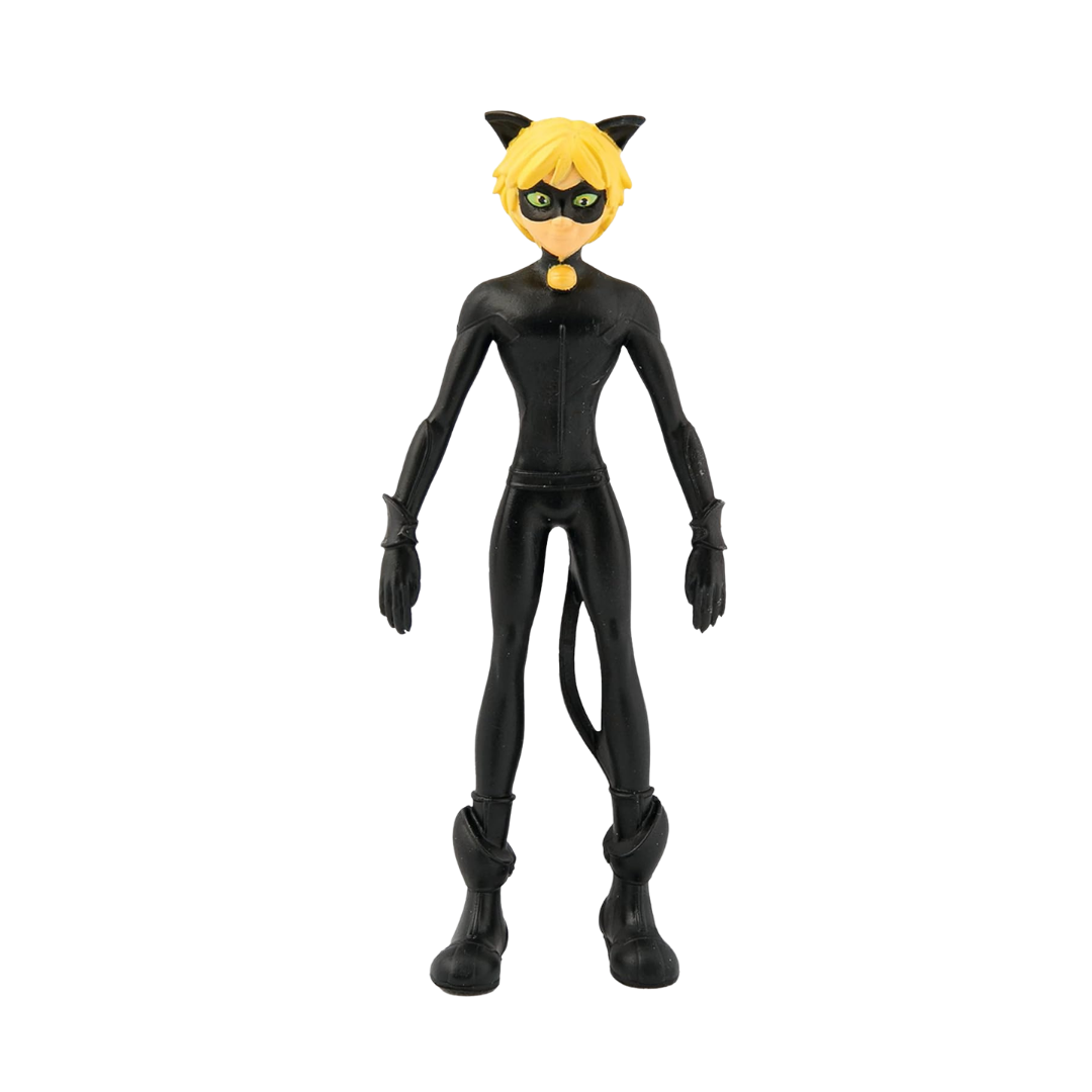 #55048 FlexFigs™ Miraculous Cat Noir 5.5" Bendable Figure.    Min Qty 12