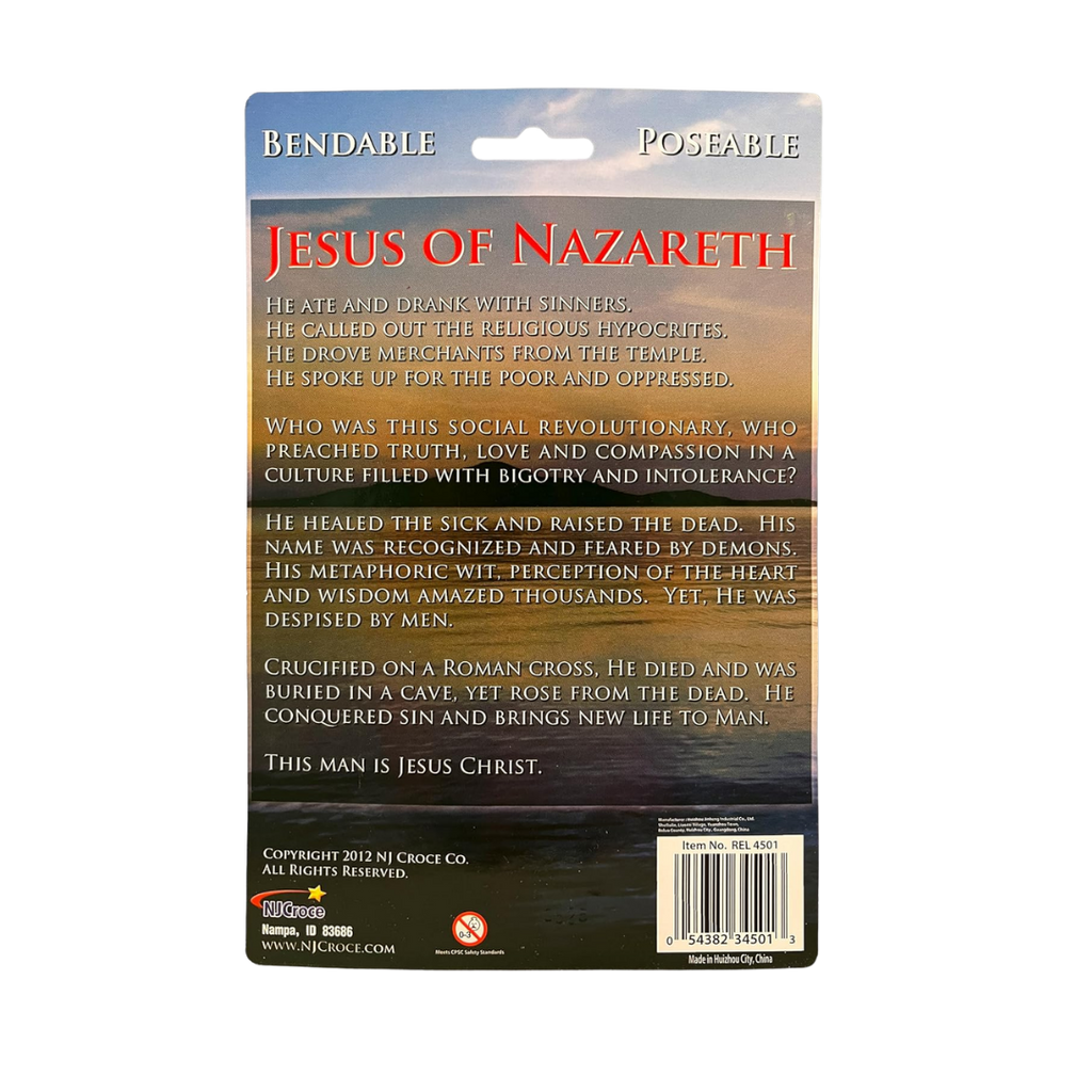 #REL 4501 Jesus of Nazareth Bendable. (Amazon sellers restricted)  Min Qty 4