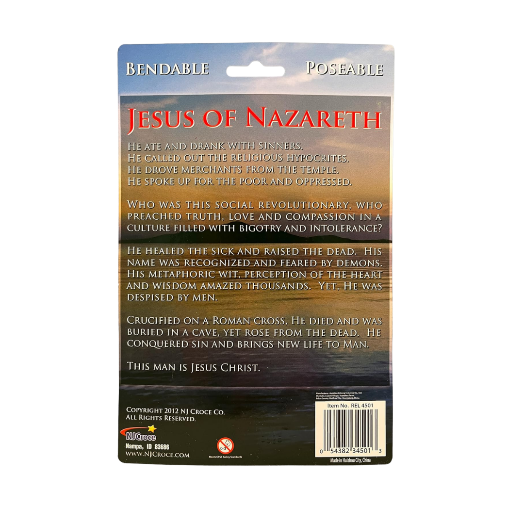 #REL 4501 Jesus of Nazareth Bendable. (Amazon sellers restricted)  Min Qty 4