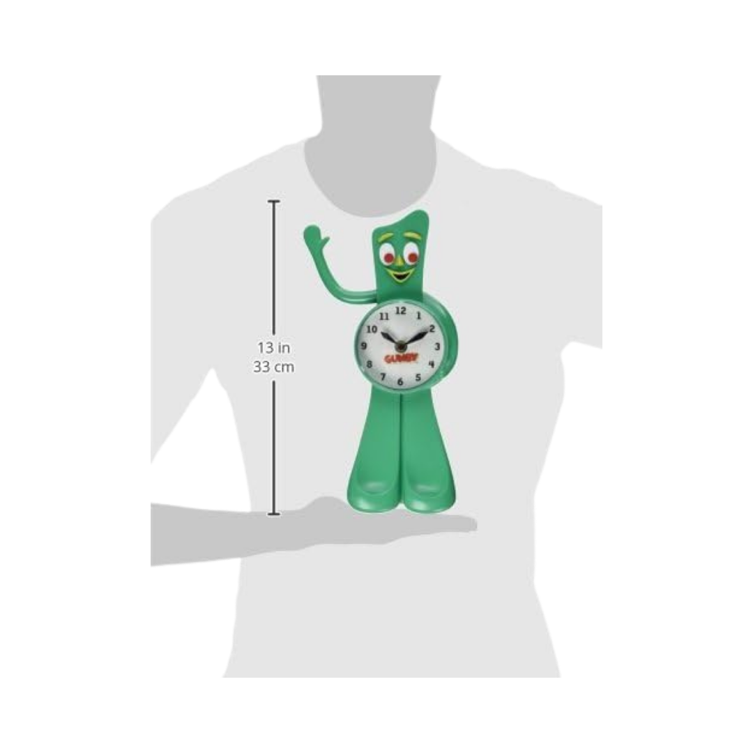#CL 100  Gumby 3-D Motion Clock – Animated Wall Clock.  (Amazon sellers restricted) Min Qty 2