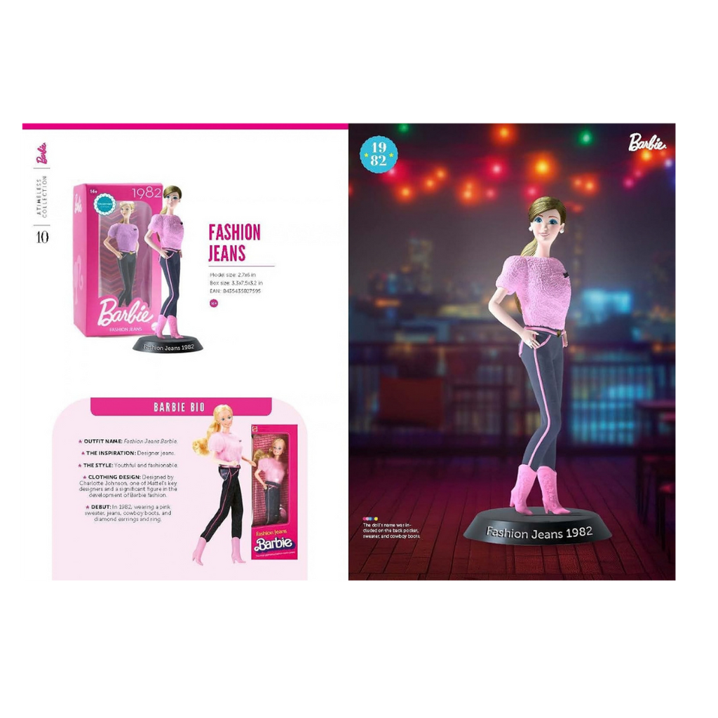 #790-1004 Fashion Jeans Barbie Collectible Figure – with Stand