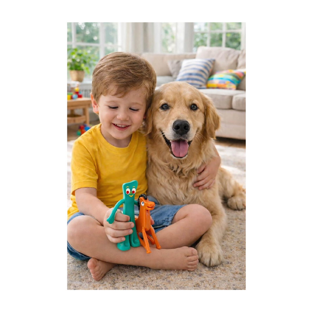 #GP 116 Gumby and Pokey 6in Bendable Pair.  (Amazon sellers restricted)  Min Qty 4