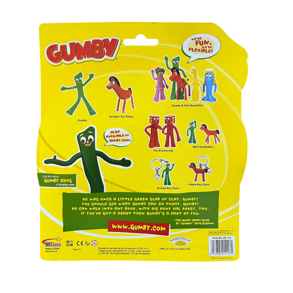 #GP 116 Gumby and Pokey 6in Bendable Pair.  (Amazon sellers restricted)  Min Qty 4