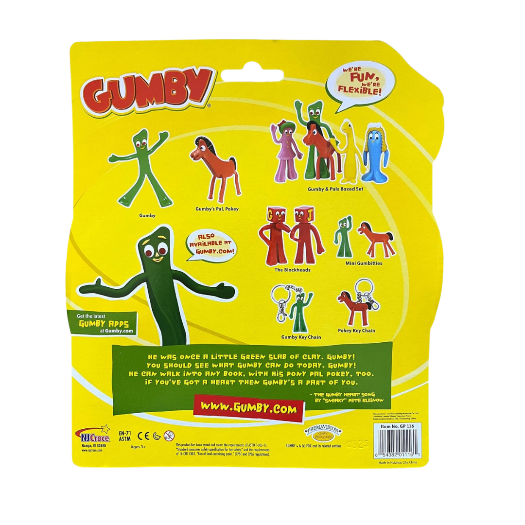 #GP 116 Gumby and Pokey 6in Bendable Pair.  (Amazon sellers restricted)  Min Qty 4