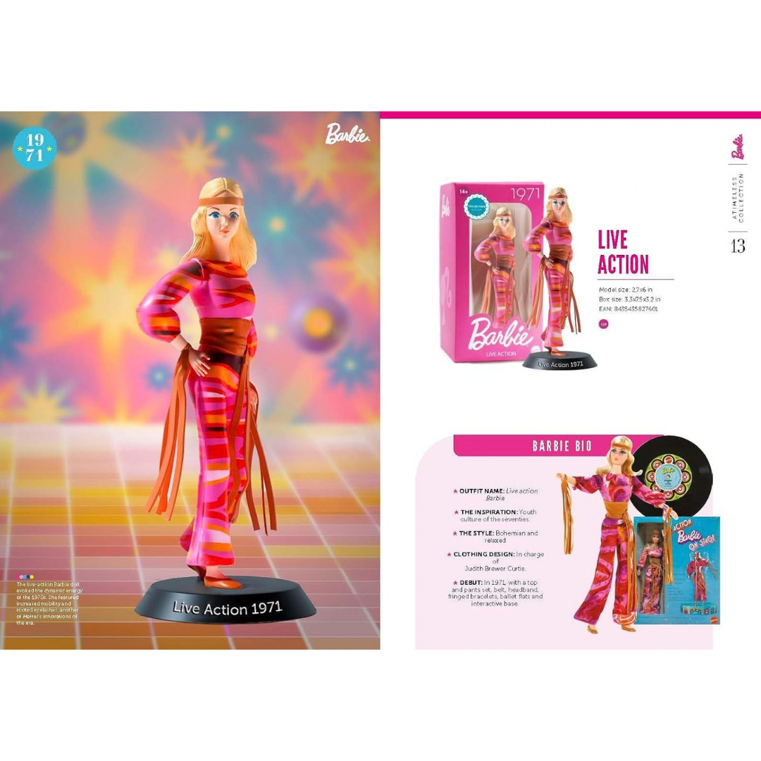 #790-1005 Live Action Barbie Collectible Figure – with Stand