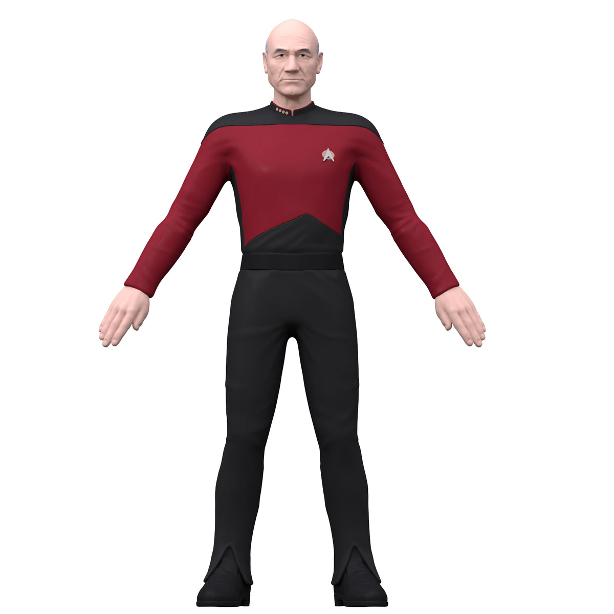 #55031 FlexFigs™ Star Trek™ Captain Picard 5” Bendable Figure.      Min Qty 4