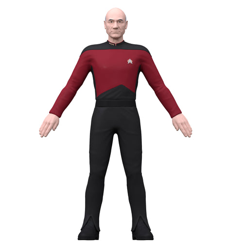 #55031 FlexFigs™ Star Trek™ Captain Picard 5” Bendable Figure.      Min Qty 4