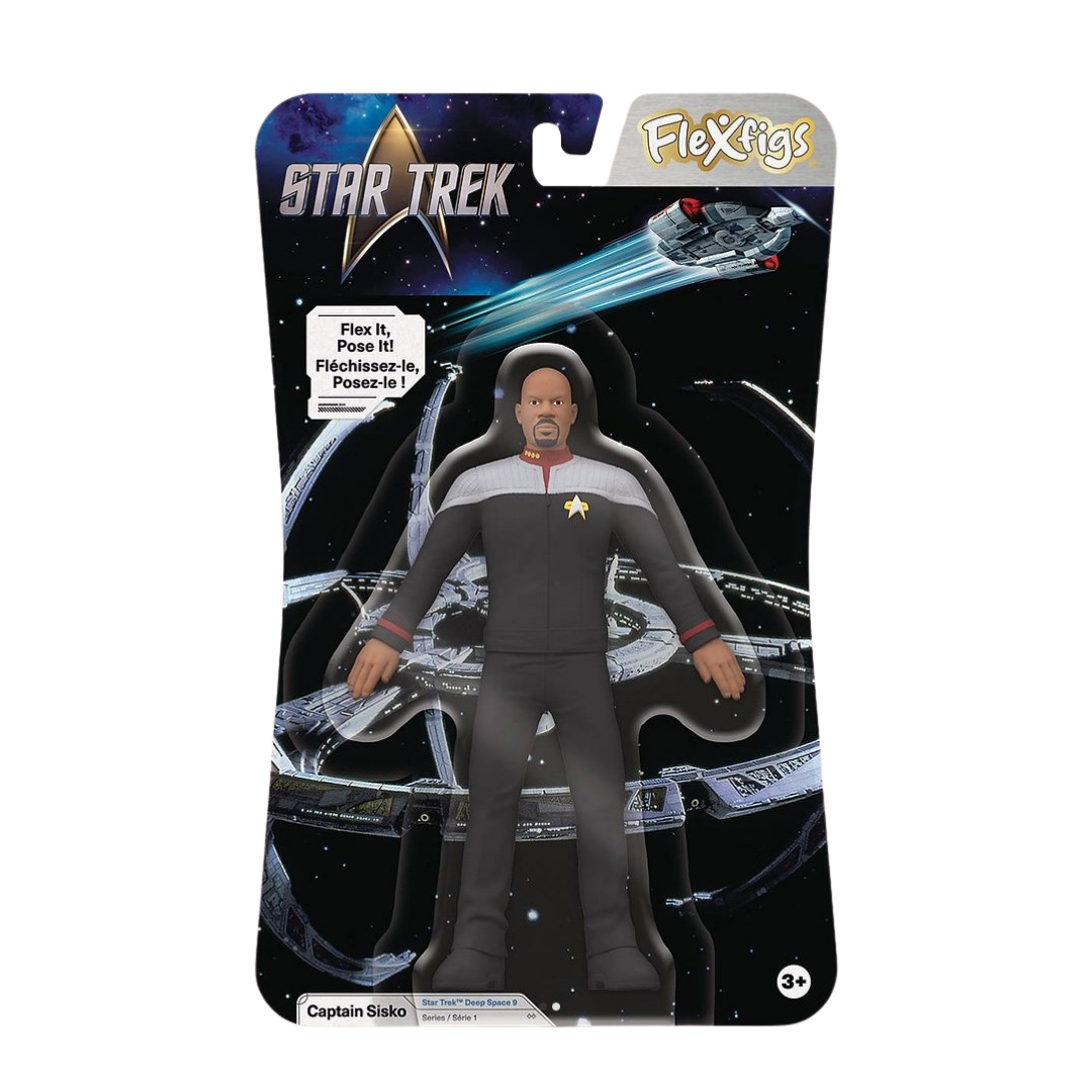 #55032 FlexFigs™ Star Trek™ Captain Sisko 5” Bendable Figure.    Min Qty 4