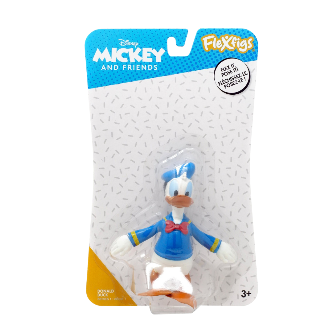#55057 Donald Duck 3¾” FlexFigs™ Figure – Disney Mickey and Friends.     Min Qty 4