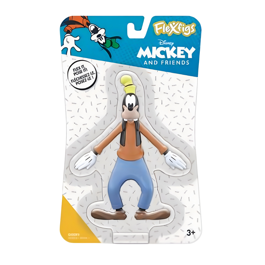 #55100 Goofy 3¾” FlexFigs™ Figure – Disney Mickey and Friends.     Min Qty 4