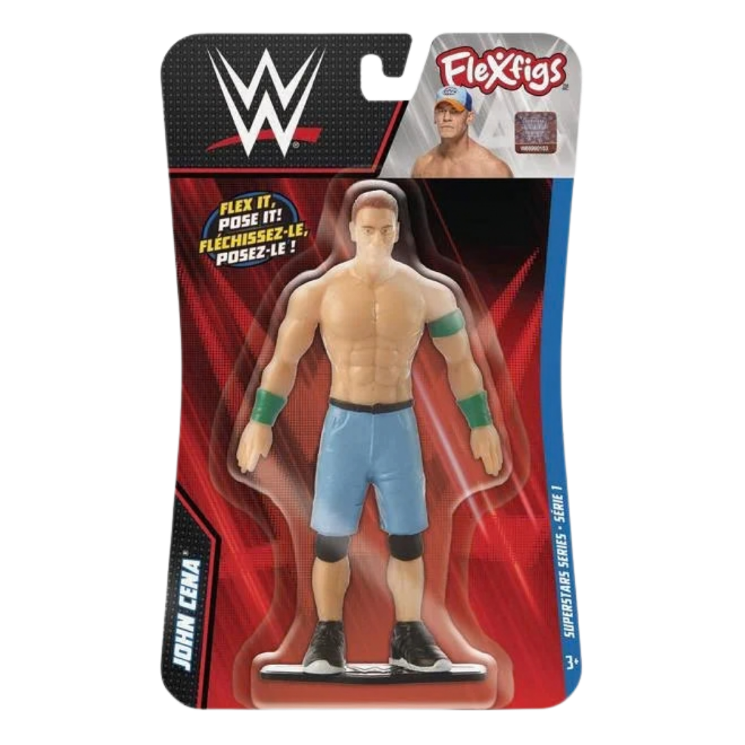 Discontinued #55225 FlexFigs™ - John Cena 5" Ages 3+.    Min Qty 4
