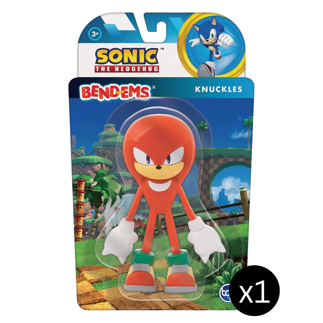 #55219 Sonic the Hedgehog FlexFigs 12-Pc Weighted Assortment.     Min Qty 12