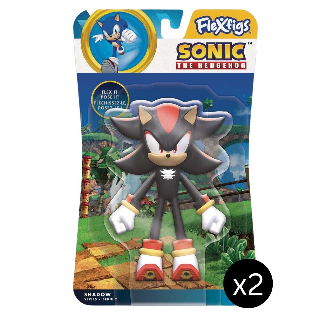 #55219 Sonic the Hedgehog FlexFigs 12-Pc Weighted Assortment.     Min Qty 12