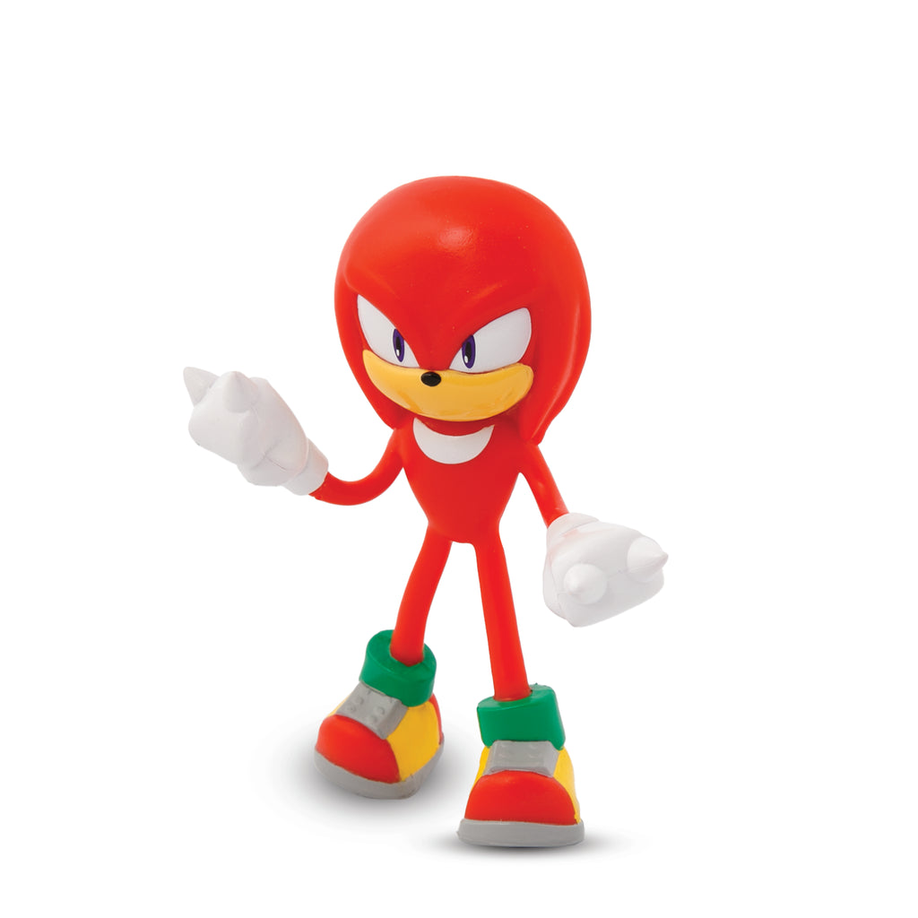 #55223 Knuckles FlexFigs™ 4.5" Bendable Figure – Sonic The Hedgehog Series 1