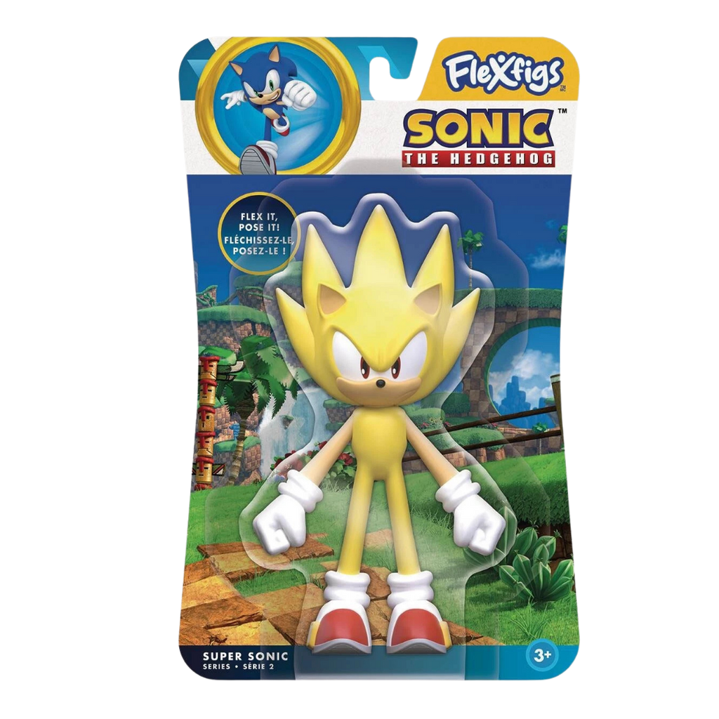 #55247 Super Sonic FlexFigs™ 4.5" Bendable Figure – Sonic The Hedgehog