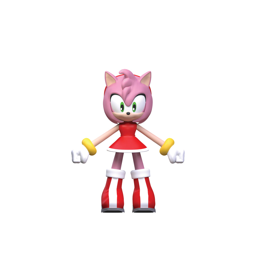 #55249 Amy Rose FlexFigs™ 4.5" Bendable Figure – Sonic The Hedgehog