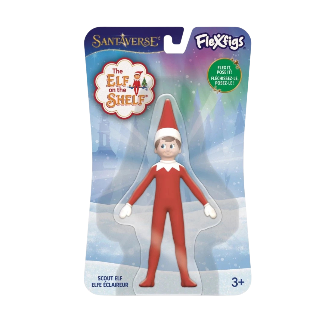#58922 Elf on the Shelf® FlexFigs™ Scout Elf Boy Blue Eyes 5¾” Bendable Figure.     Min Qty 4