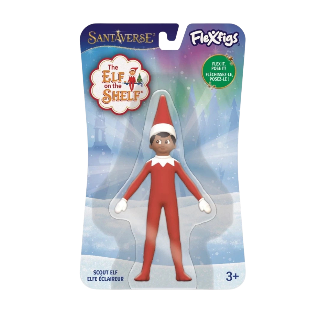 #58923 FlexFigs Elf on Shelf Boy Brown Eyes.     Min Qty 4