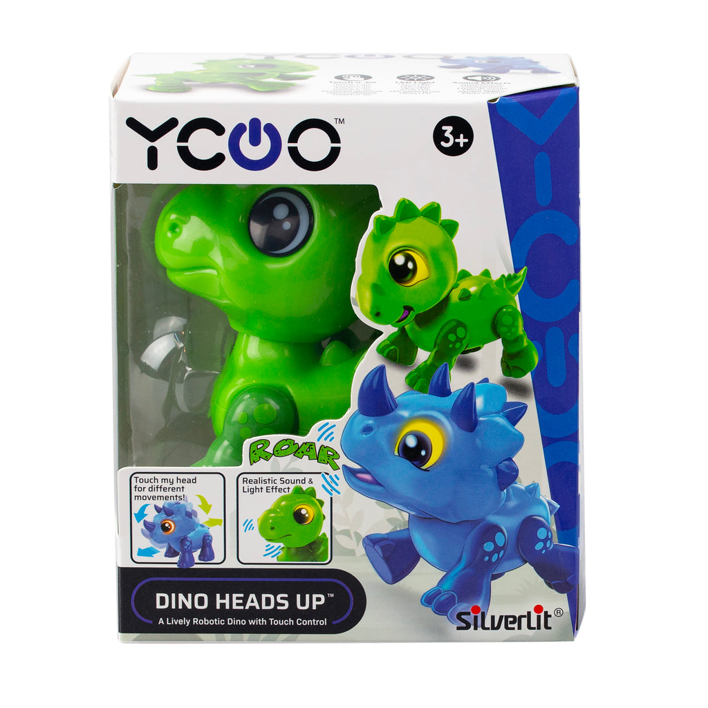 #88594 Dino Heads Up Interactive Green Stegosaurus Toy.   Min Qty 12