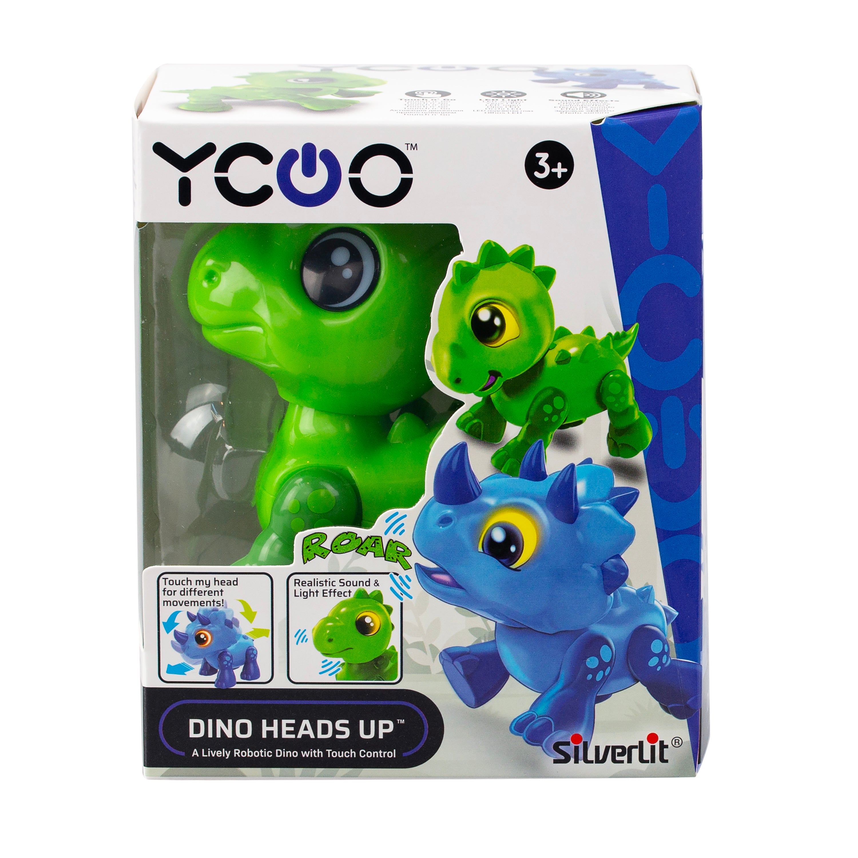 #88594 Dino Heads Up Interactive Green Stegosaurus Toy.   Min Qty 12