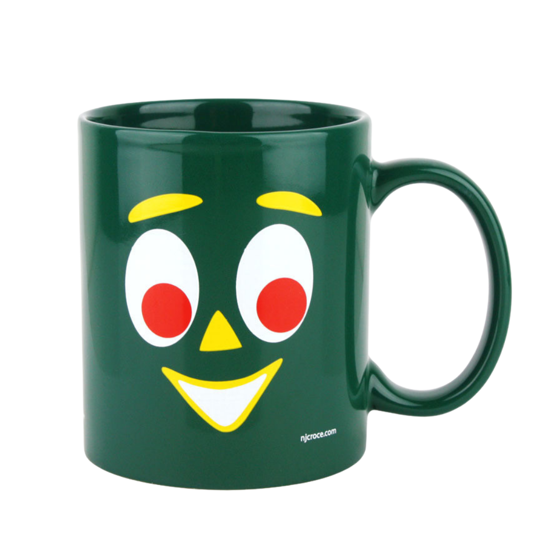 #MU 103 Gumby Face Ceramic Mug – 11oz Coffee Cup. Min Qty 4