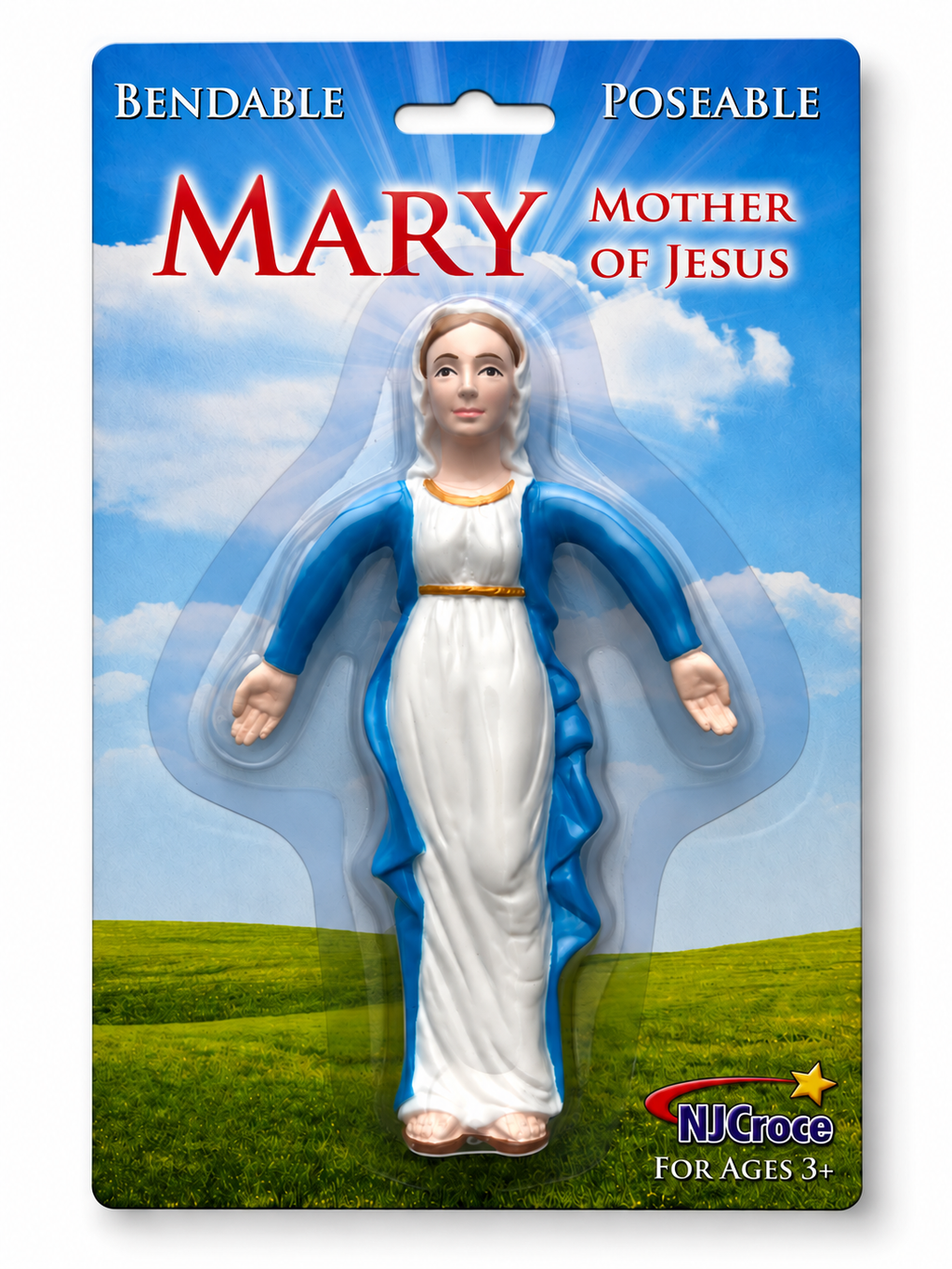 Mary, Mother of Jesus Bendable Figure #REL 4502